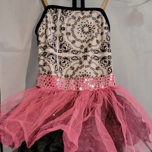 One-Piece Unitard w/Tulle Skirt